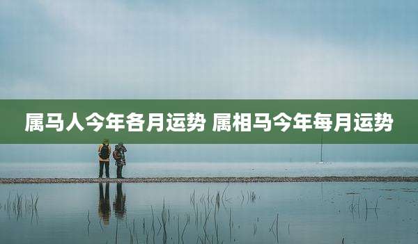 属马人今年各月运势 属相马今年每月运势