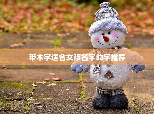 带木字适合女孩名字的字推荐