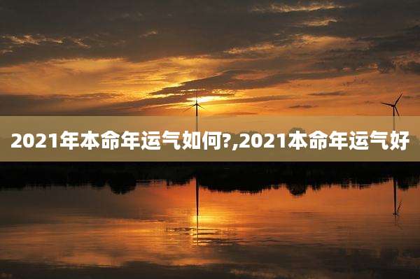 2021年本命年运气如何?,2021本命年运气好