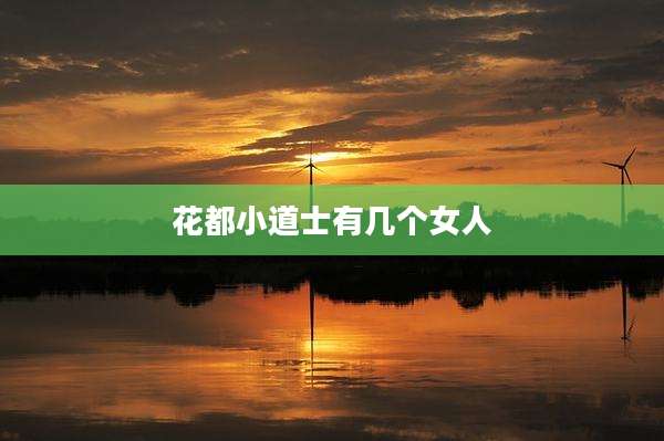 花都小道士有几个女人