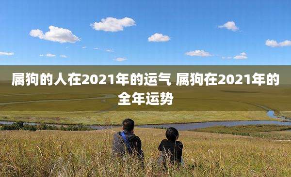 属狗的人在2021年的运气 属狗在2021年的全年运势