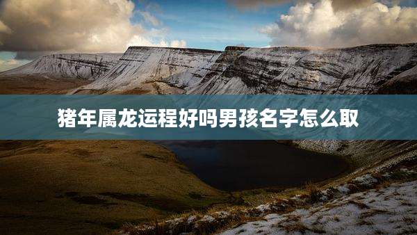 猪年属龙运程好吗男孩名字怎么取
