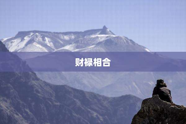 财禄相合