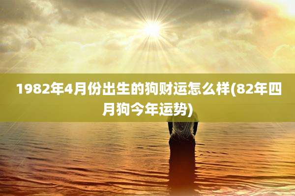1982年4月份出生的狗财运怎么样(82年四月狗今年运势)