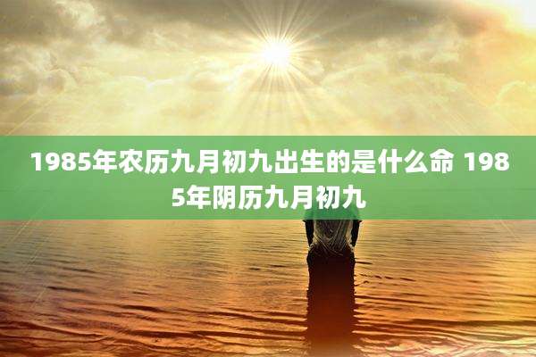 1985年农历九月初九出生的是什么命 1985年阴历九月初九