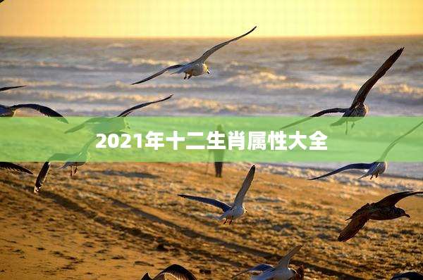 2021年十二生肖属性大全