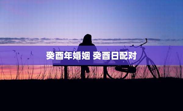 癸酉年婚姻 癸酉日配对