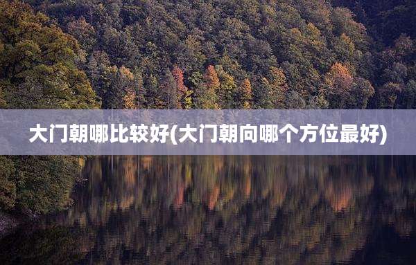 大门朝哪比较好(大门朝向哪个方位最好)