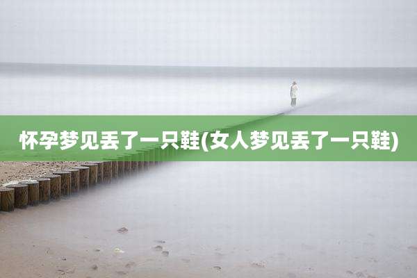 怀孕梦见丢了一只鞋(女人梦见丢了一只鞋)