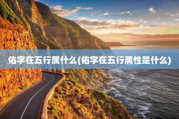 佑字在五行属什么(佑字在五行属性是什么)