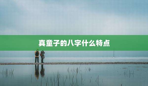 真童子的八字什么特点