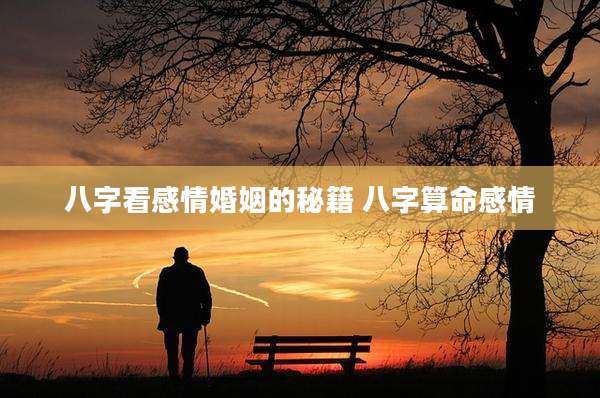 八字看感情婚姻的秘籍 八字算命感情