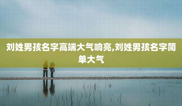 刘姓男孩名字高端大气响亮,刘姓男孩名字简单大气
