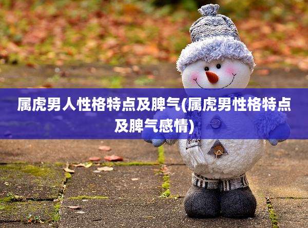 属虎男人性格特点及脾气(属虎男性格特点及脾气感情)