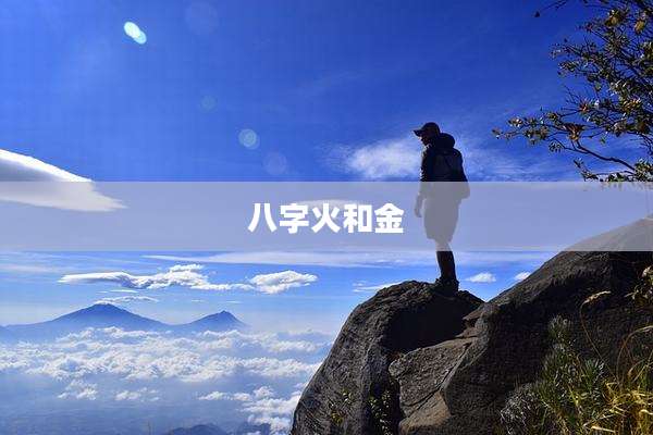 八字火和金