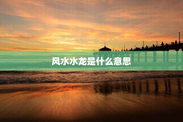 风水水龙是什么意思