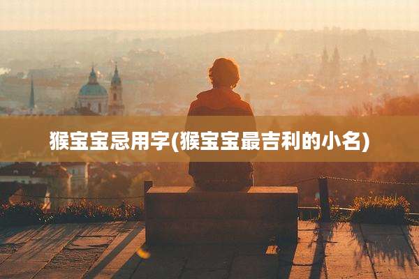 猴宝宝忌用字(猴宝宝最吉利的小名)