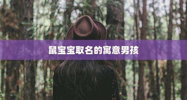 鼠宝宝取名的寓意男孩