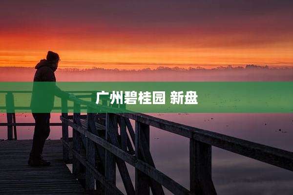 广州碧桂园 新盘