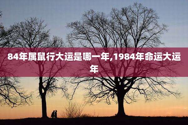 84年属鼠行大运是哪一年,1984年命运大运年