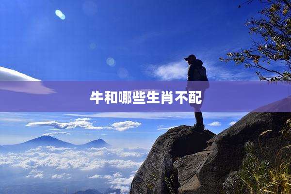 牛和哪些生肖不配