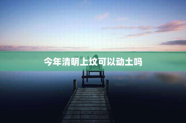 今年清明上坟可以动土吗