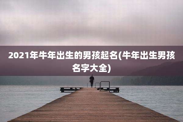 2021年牛年出生的男孩起名(牛年出生男孩名字大全)