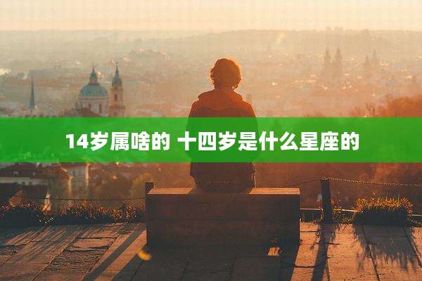 14岁属啥的 十四岁是什么星座的
