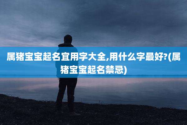属猪宝宝起名宜用字大全,用什么字最好?(属猪宝宝起名禁忌)