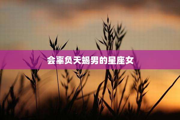 会辜负天蝎男的星座女