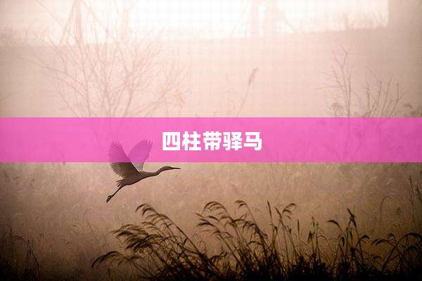 四柱带驿马