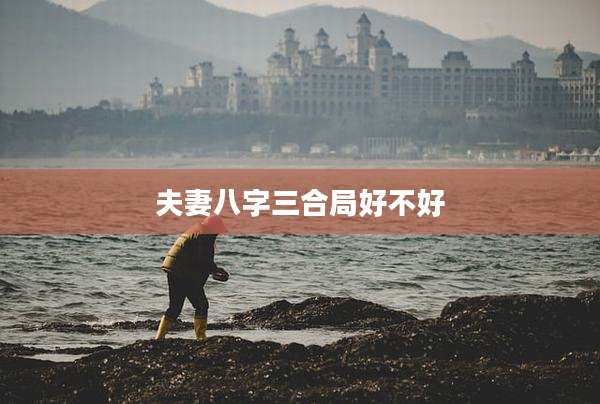 夫妻八字三合局好不好