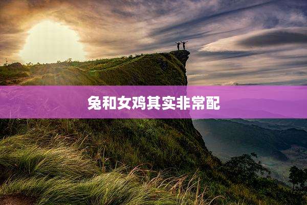 兔和女鸡其实非常配