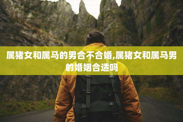 属猪女和属马的男合不合婚,属猪女和属马男的婚姻合适吗