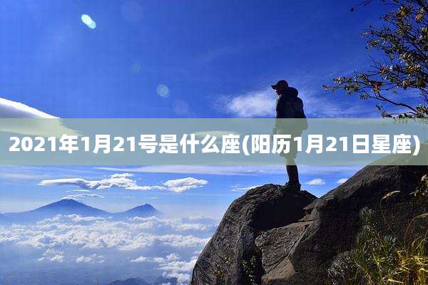 2021年1月21号是什么座(阳历1月21日星座)