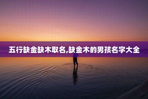 五行缺金缺木取名,缺金木的男孩名字大全