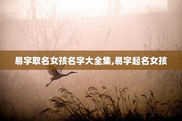 易字取名女孩名字大全集,易字起名女孩