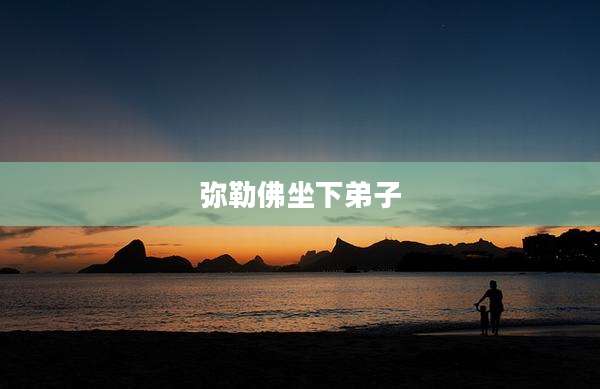 弥勒佛坐下弟子