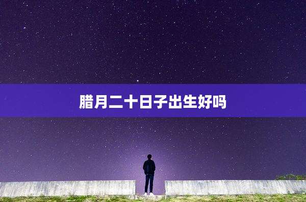 腊月二十日子出生好吗