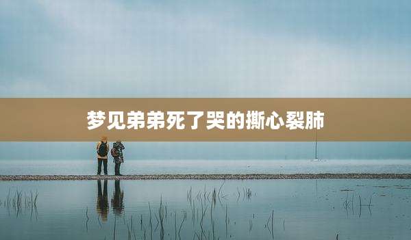 梦见弟弟死了哭的撕心裂肺