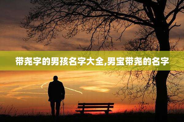 带尧字的男孩名字大全,男宝带尧的名字