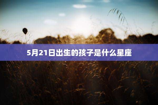 5月21日出生的孩子是什么星座