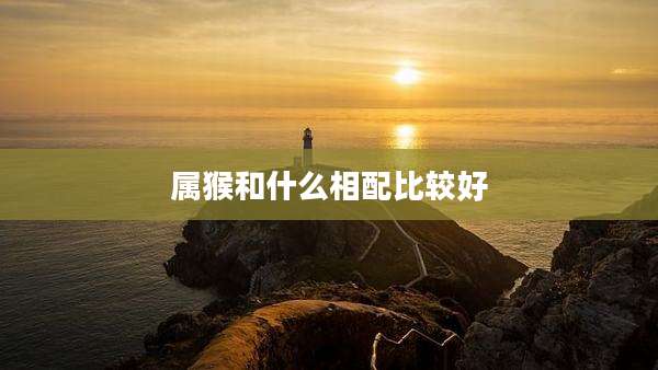 属猴和什么相配比较好