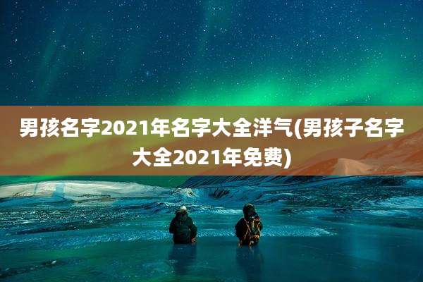 男孩名字2021年名字大全洋气(男孩子名字大全2021年免费)