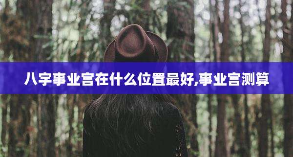 八字事业宫在什么位置最好,事业宫测算