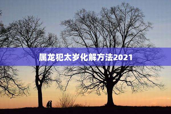 属龙犯太岁化解方法2021