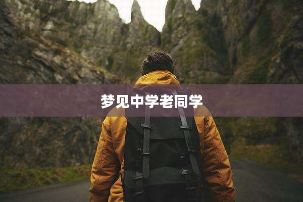 梦见中学老同学