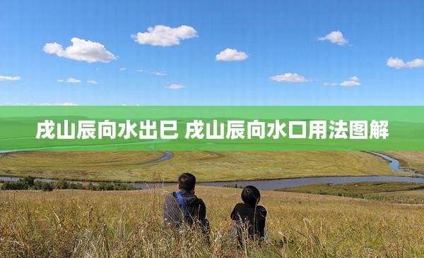 戌山辰向水出巳 戌山辰向水口用法图解