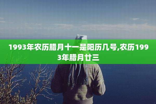 1993年农历腊月十一是阳历几号,农历1993年腊月廿三