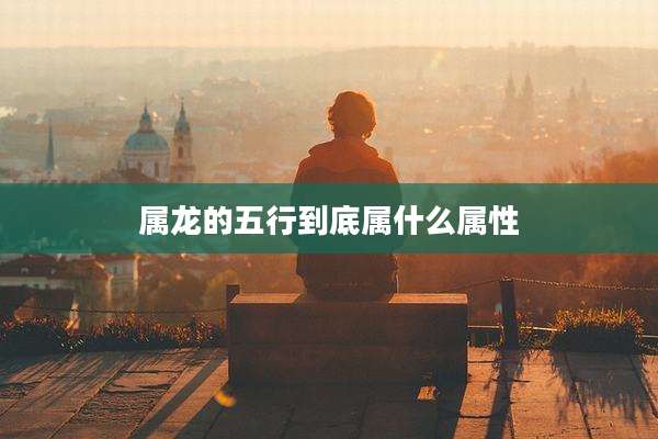 属龙的五行到底属什么属性